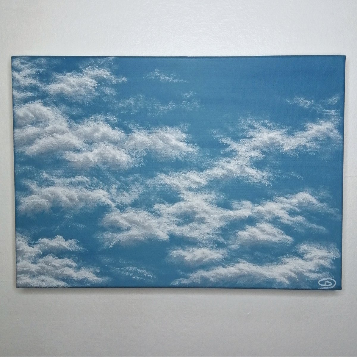 dawnroseart's tweet photo. This is one of my earlier cloudscapes and currently one of my favourites.
It reminds me of those warm, breezy summer days where you just sit watching the thin, fluffy clouds roll by.

This was a joy to create and I found myself lost in the moment. 

#artist #clouds #creatives https://t.co/oKcsklERoc