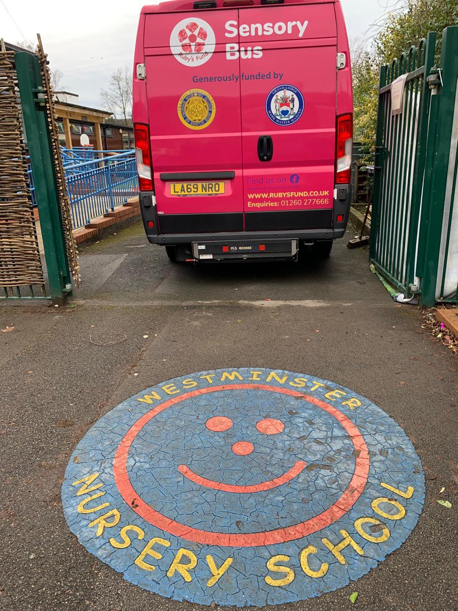 Ruby's (@rubysfund) on Twitter photo Today <a href="/Ruby/">Ruby tried to warn you</a>'s visited Westminster Nursery in #Crewe. The staff and children enjoyed time on our sensory bus. This visit was made possible with grant funding from @cheshirecommunityfoundation and Bentley to support #SEND children in Crewe. <a href="/MarkMasonsHall/">Mark Masons' Hall</a> Today <a href="/Ruby/">Ruby tried to warn you</a>'s visited Westminster Nursery in #Crewe. The staff and children enjoyed time on our sensory bus. This visit was made possible with grant funding from @cheshirecommunityfoundation and Bentley to support #SEND children in Crewe. <a href="/MarkMasonsHall/">Mark Masons' Hall</a>