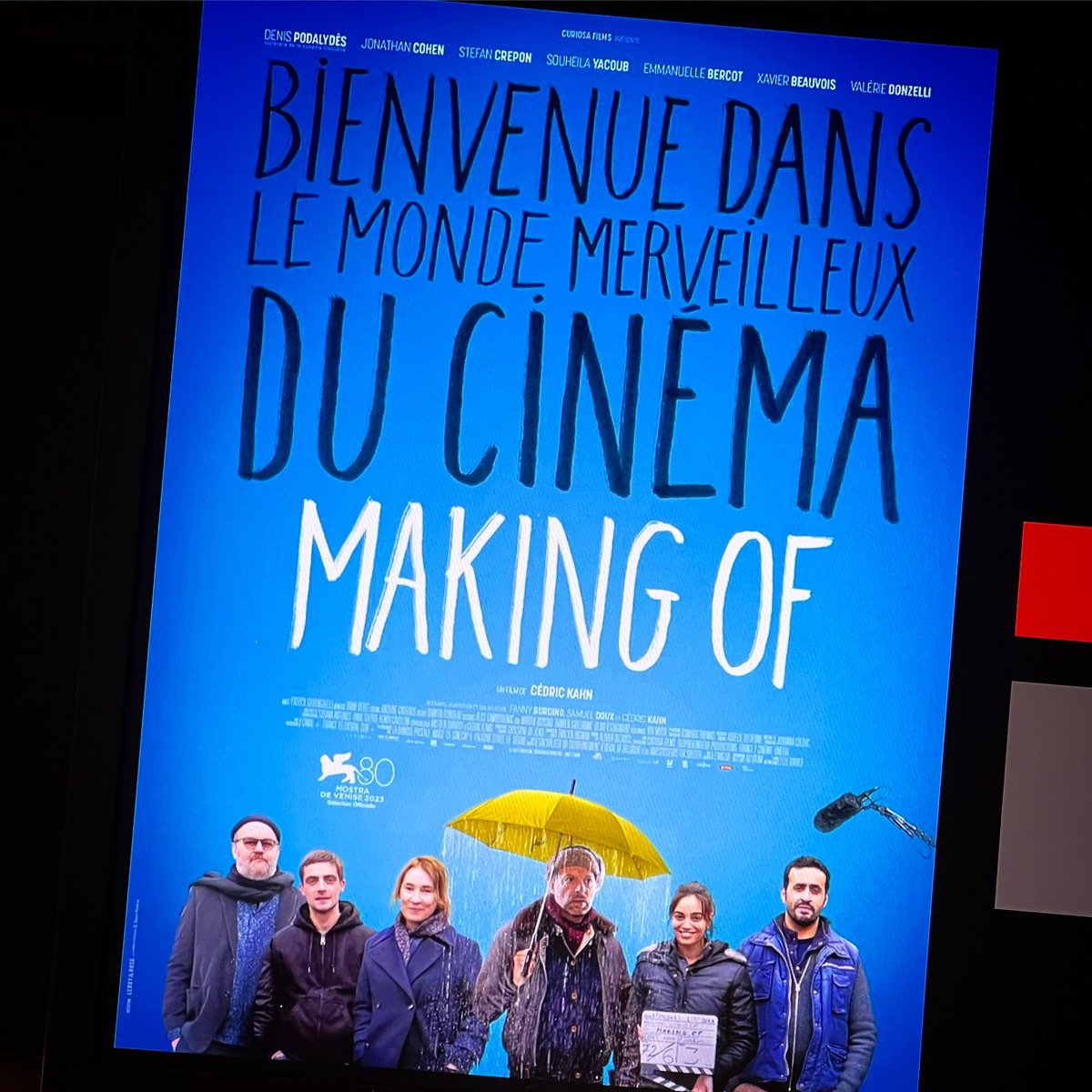 #filmoftheday
Making of. 2023.
#CedrickKahn #DenisPodalydes #JonathanCohen #StefanCrepon #SouheilaYacoub
•
•
•
#cineclub #cinema #movie #film #bluray #uhd #homecinema #ugcillimite #cinemathequefrancaise #drama