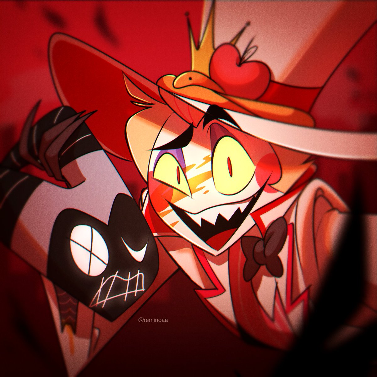Lucifer's Hellstagram picture🔥 #HazbinHotelLucifer
