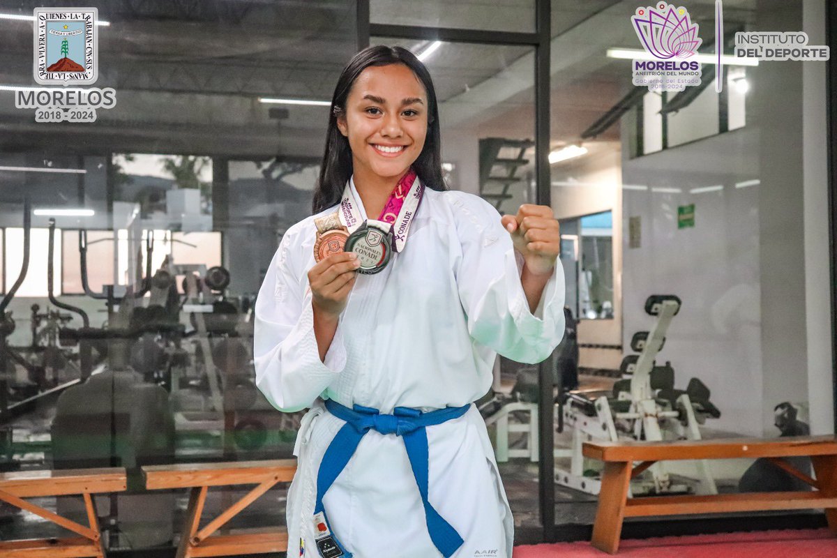 ID_Morelos's tweet image. Denisse Mendoza y Regina Lara, medallistas de #KarateDo en #NacionalesConade2023, están listas para encarar la etapa estatal y ratificar su permanencia en selección. 

Quieren repetir su hazaña y volver a estar entre las mejores karatecas juveniles de #México en este año 2024.