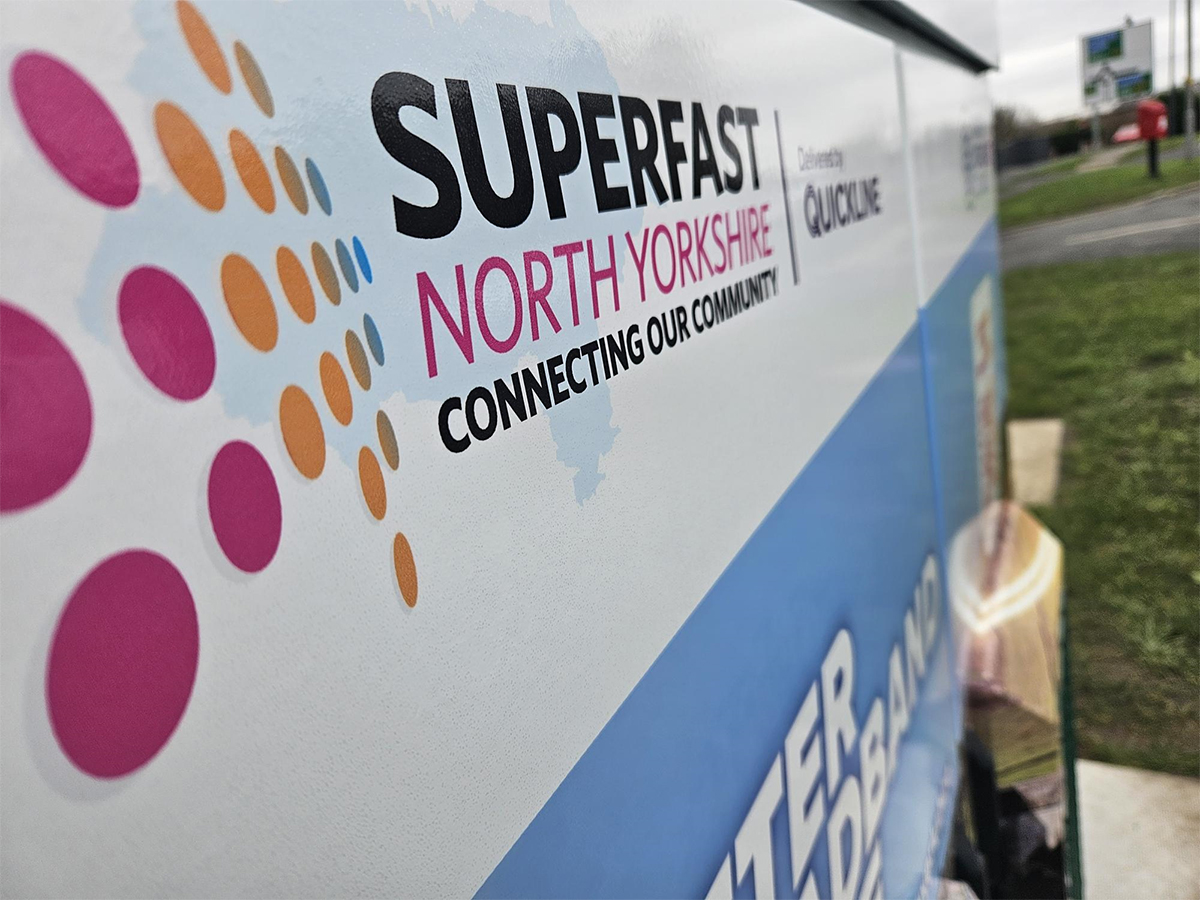 Continuing with the good news - fast, full-fibre broadband is also available at: Whitby Business Park, 5 Mile Business Park, Coskills Farm and Smailes Moor Farm. 

Register your interest at: superfastnorthyorkshire.com/signup/