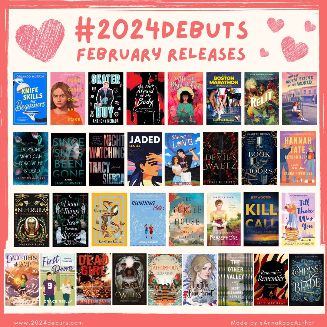 A very happy debut month to our February releases! We can't wait to fall in love with your books! 💘❤️‍🔥💝