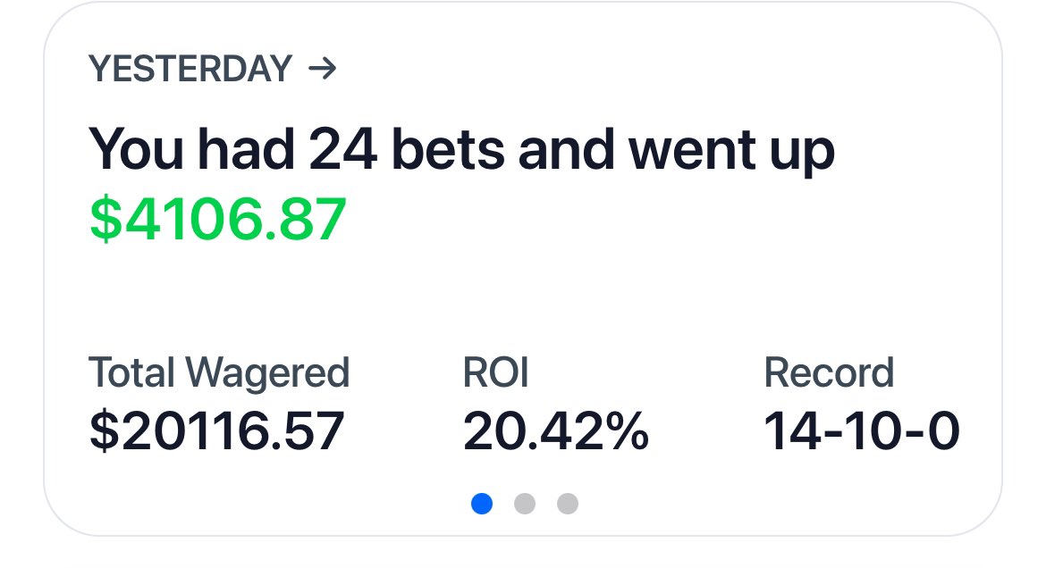 🚨 Giveaway Time 🚨

Last night I made $4.1k using <a href="/OddsJam/">OddsJam.com</a> 

Retweet and comment your guess on what my total profit was for the month of January. The person with the closest guess wins $50💰 (must be following)

I will release the winner at 3pm CT