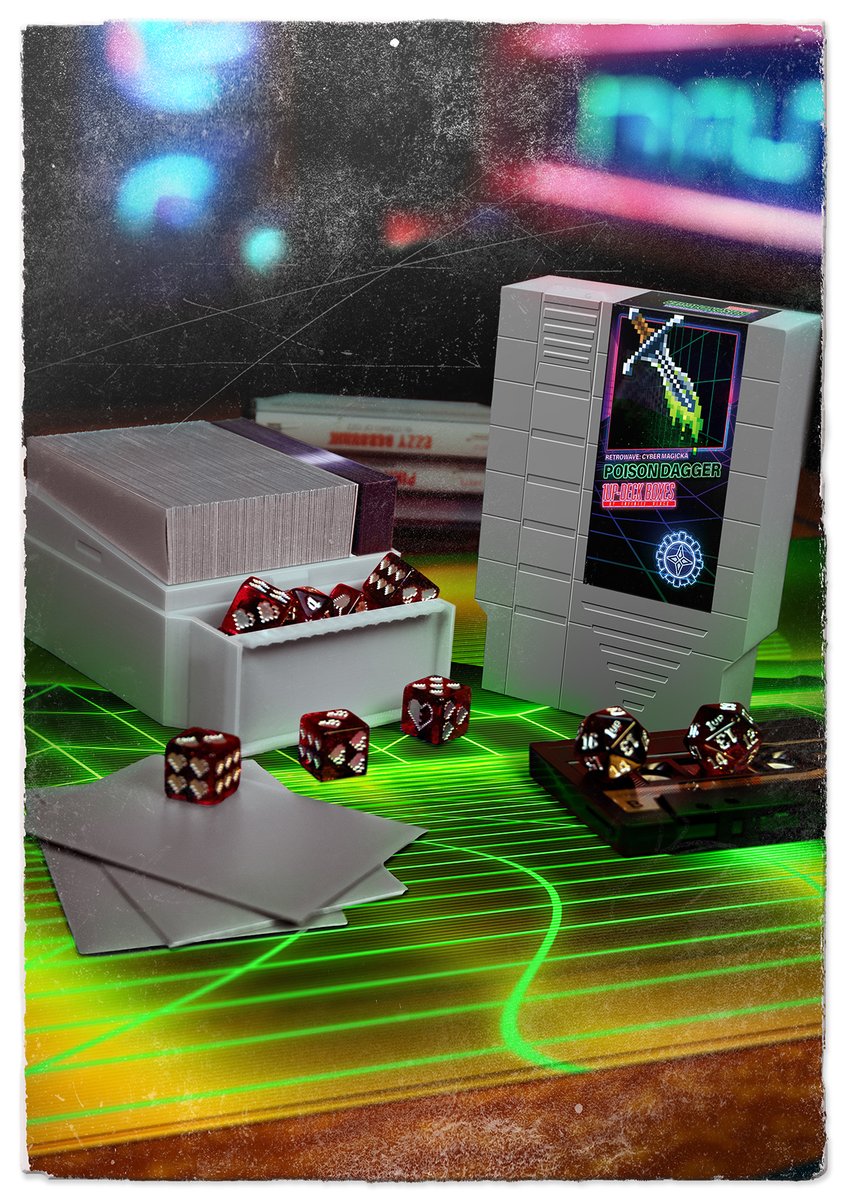 Infinite_Black1's tweet image. 🎉 Introducing our radical new project: 1UP-Deck Boxes! Brace yourselves as we gear up for an extraordinary @Kickstarter launch on Feb. 27th!
To celebrate the upcoming launch, we're rolling out a phenomenal giveaway! Enter to win while there's time gleam.io/Hib69/1updeck-… 🎲✨