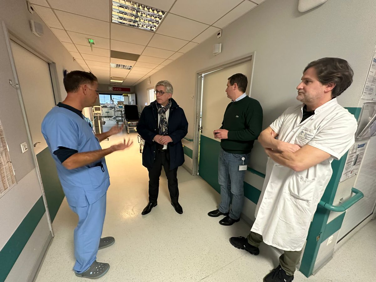 Frédéric Valletoux (@fredvalletoux) on Twitter photo Visite de la clinique du Diaconat, dans le quartier de la Fonderie, à Mulhouse, avec <a href="/C_GoetschyB/">Charlotte Goetschy-Bolognese</a>, députée de la circonscription.
Merci au directeur Olivier Muller et au Dr John Shayne, président de la CME, de leur accueil et pour cette visite très instructive. Visite de la clinique du Diaconat, dans le quartier de la Fonderie, à Mulhouse, avec <a href="/C_GoetschyB/">Charlotte Goetschy-Bolognese</a>, députée de la circonscription.
Merci au directeur Olivier Muller et au Dr John Shayne, président de la CME, de leur accueil et pour cette visite très instructive.