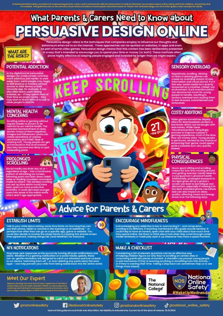 We will be taking part in Internet Safety Day next week and will be supporting our children in using ICT and online platforms carefully and sensibly #SaferInternetDay