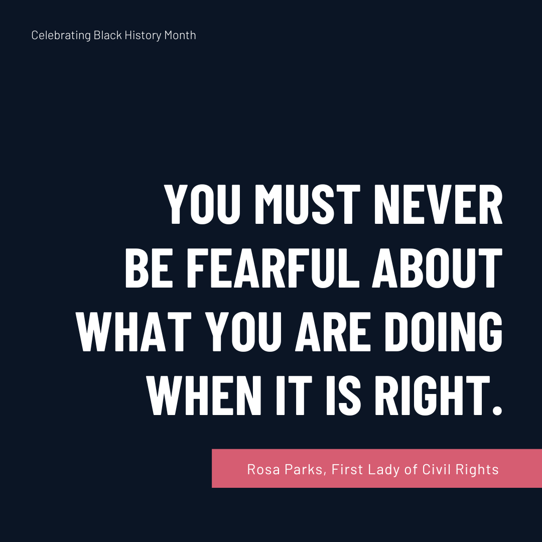 gethierarchy_'s tweet image. In the spirit of Black History Month, let's draw inspiration from the courage that has paved the way for change. 

"You must never be fearful about what you are doing when it is right." 

#BlackHistoryMonth #CourageInAction #BeFearless #inclusivity #awareness #growth #hierarchy