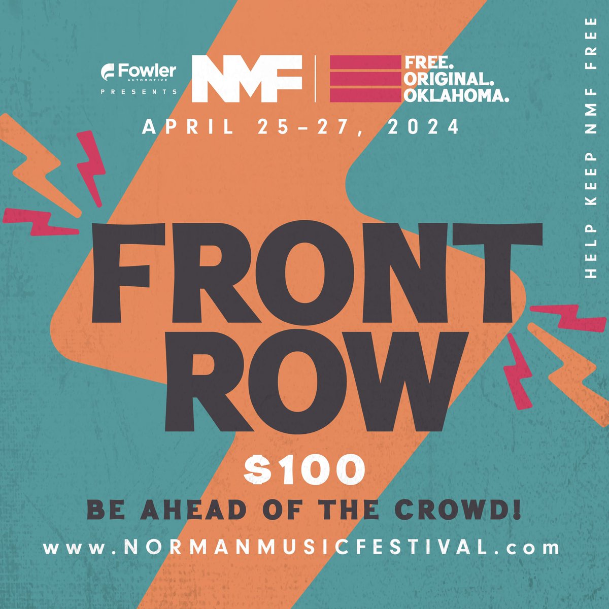 NormanMusicFest's tweet image. You’ve seen the start of this year’s AMAZING lineup…MVP, VIP, and FRONT ROW passes are available NOW! Get them before the prices increase! Help keep NMF FREE for those who couldn’t attend if it wasn’t. 🤘🖤🎸😤⚡️

VIP EXPERIENCE: normanmusic.festivalpro.com/form/HaJWXAQBO…

#NMF4EVER