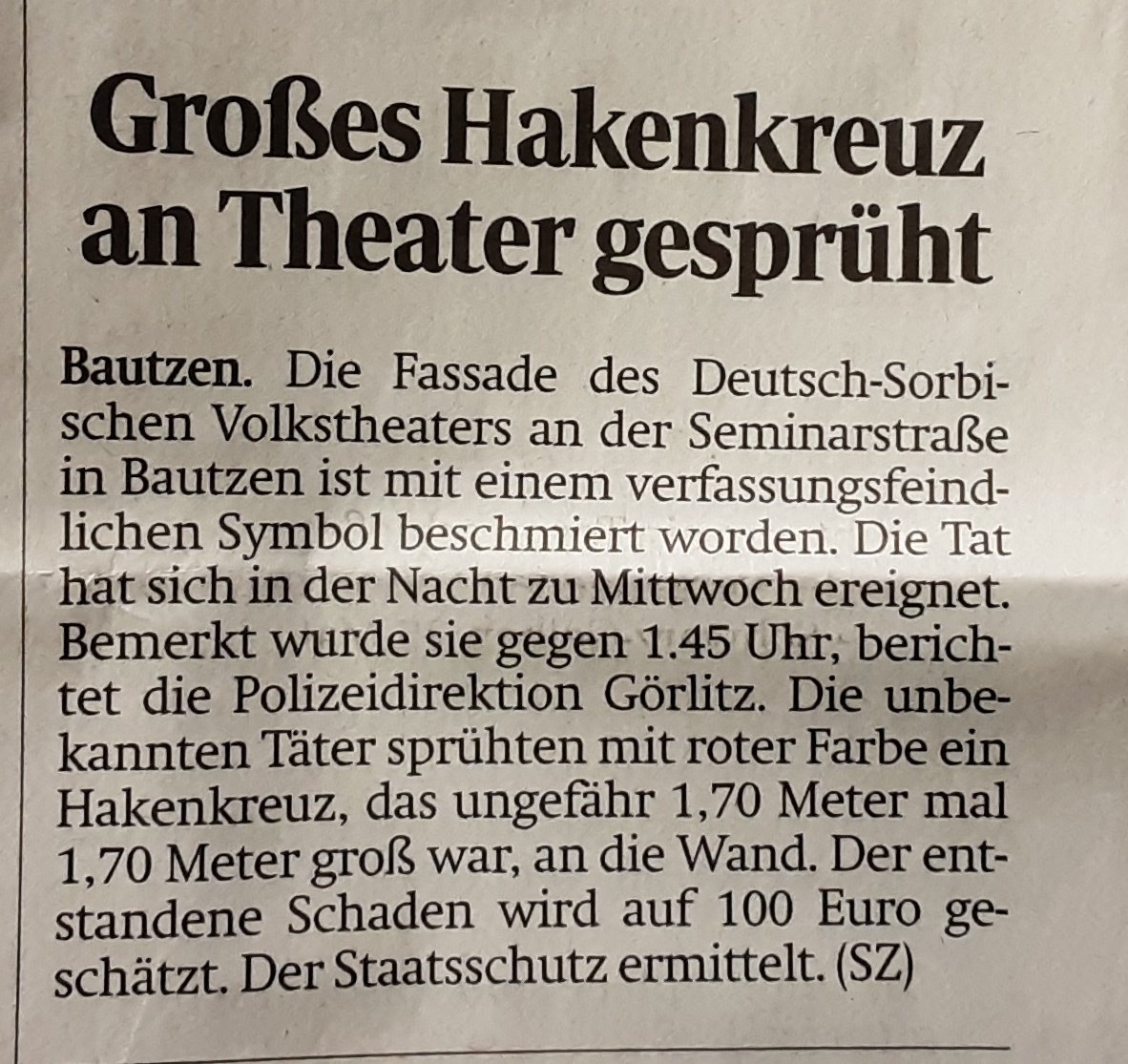 BirgitKieschni1's tweet photo. #Bautzen #Sachsen 😢 https://t.co/IhSOZmU9i7