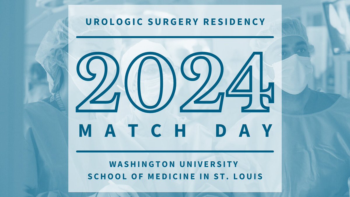 WashU Medicine Division of Urology (@washu_uro) on Twitter photo Happy #UroMatch day! We're excited to share the four new trainees joining #WashUUrology... Happy #UroMatch day! We're excited to share the four new trainees joining #WashUUrology...