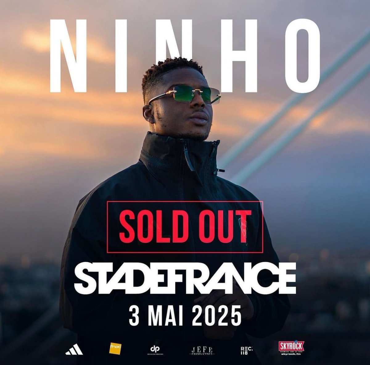 CaminoTV's tweet photo. Pour une génération on a vraiment assisté à toute la carriere de Ninho, de la naissance au couronnement 👑 

SDF sold out mérité 🫡 https://t.co/cvUQ1fC2nP