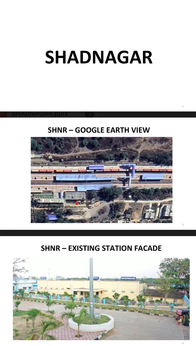 drmhyb's tweet photo. #HYBdivnRailInfra update:
SHADNAGAR Railway Station, Telangana State is set to undergo a redevelopment under the #AmritStations Scheme, offering a fusion of modern and exquisite Passenger Amenities.
#SCRInfraUpdates
#RailInfra
@SCRailwayIndia https://t.co/223AaRbKZB