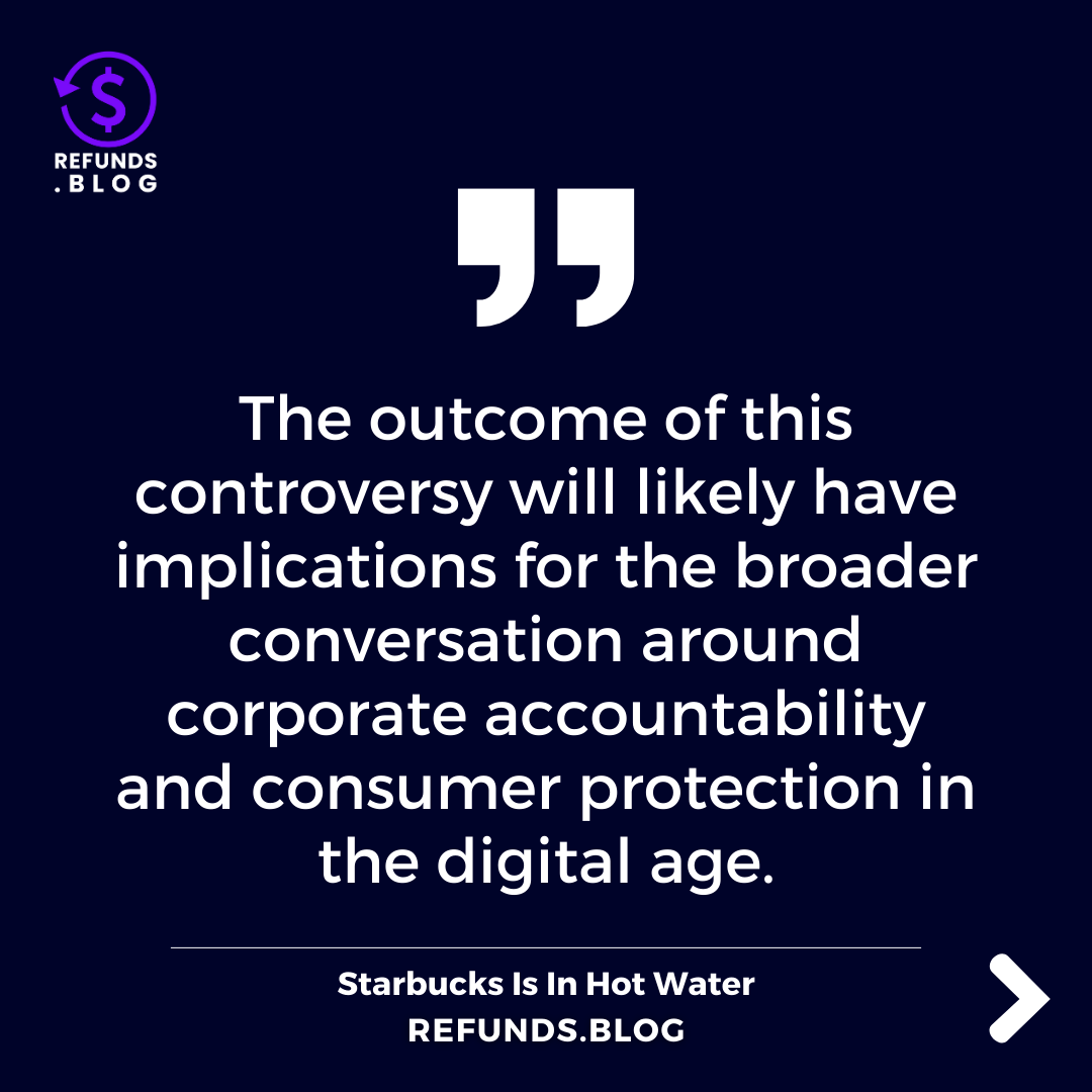 RefundsBlog's tweet image. A lot of companies have been in the news lately for refund criticism... and this time it&apos;s Starbucks. If you&apos;re a member of their gift card or loyalty programs, you know your balance is never zero. That sparked a lawsuit. Read more at hubs.la/Q02g3VDw0!