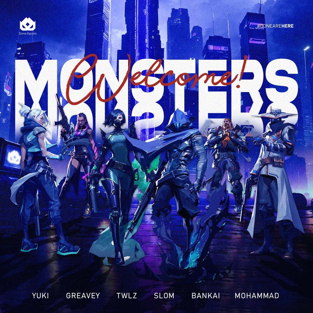 يحبون الحسم ولهم بصمةٌ لا تغيب ، نرحب بتيم فالورانت 💙💙

#valorant #easports #saudileague