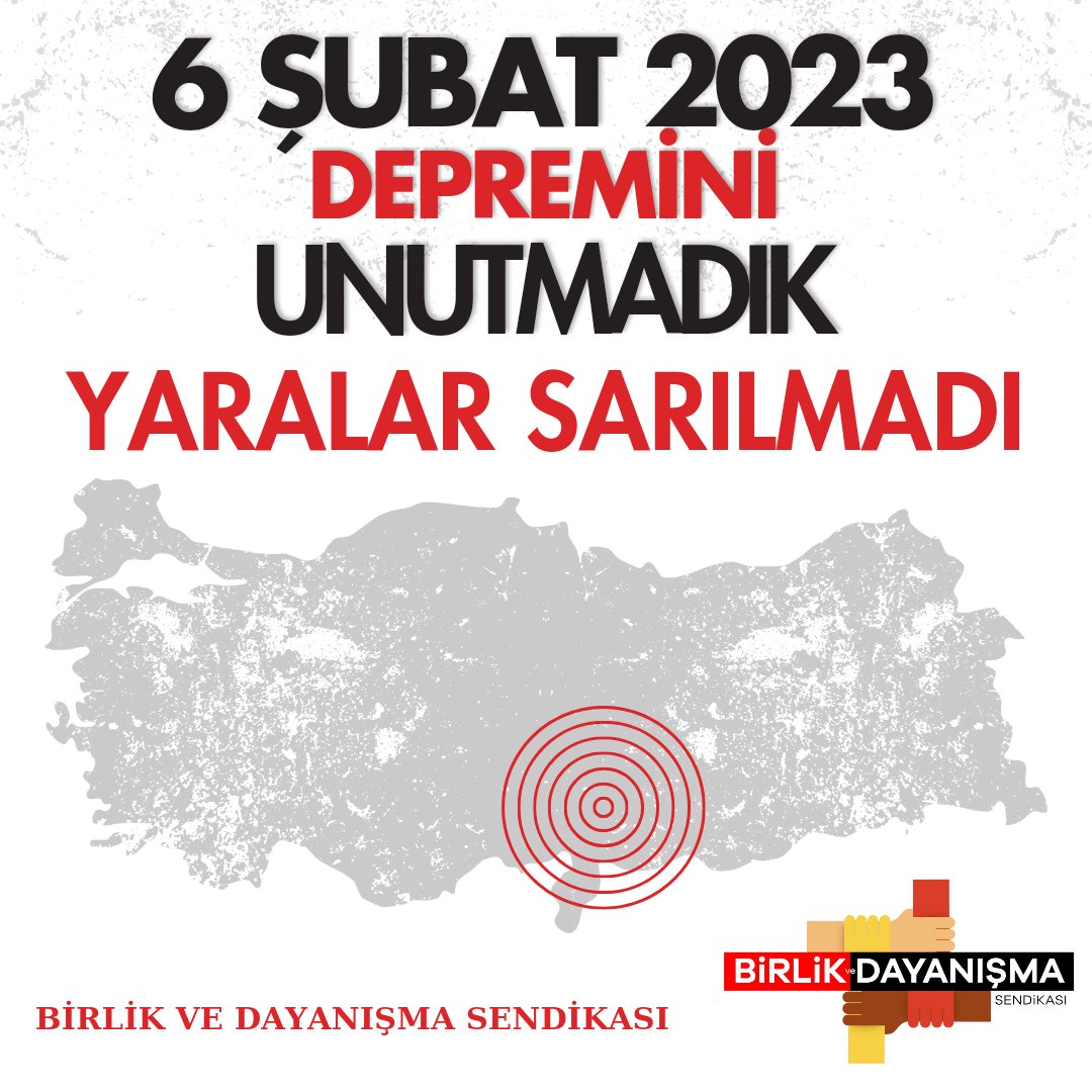dayanismasen's tweet photo. Ne halden anlayan oldu. Ne "Nasılsınız?" diye soran oldu. Ne ASM yapıldı. Ne siz de depremzedesiniz. İhtiyacınız var mı? diyen . 6 Şubat Depreminin acı ve üzüntüsü bitmedi. Sarsıntısı hiç bitmeyecek. Birlik ve Dayanışma asla sizi unutmadı. Farkındayız! #Yaralarsarılmadı https://t.co/qf34KMSsKZ