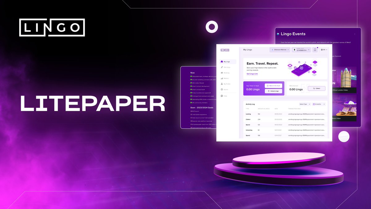 Lingocoins's tweet photo. We're proud to release the Lingo Litepaper. The latest document includes:

•⁠  ⁠Full project walkthrough video from our CEO. 
•⁠  ⁠Project roadmap. 
•⁠  ⁠New product sneak peek screenshots. 

Take a deeper dive into our Vision to create the world’s most rewarding token:

https://t.co/DcOXgbQ4yU