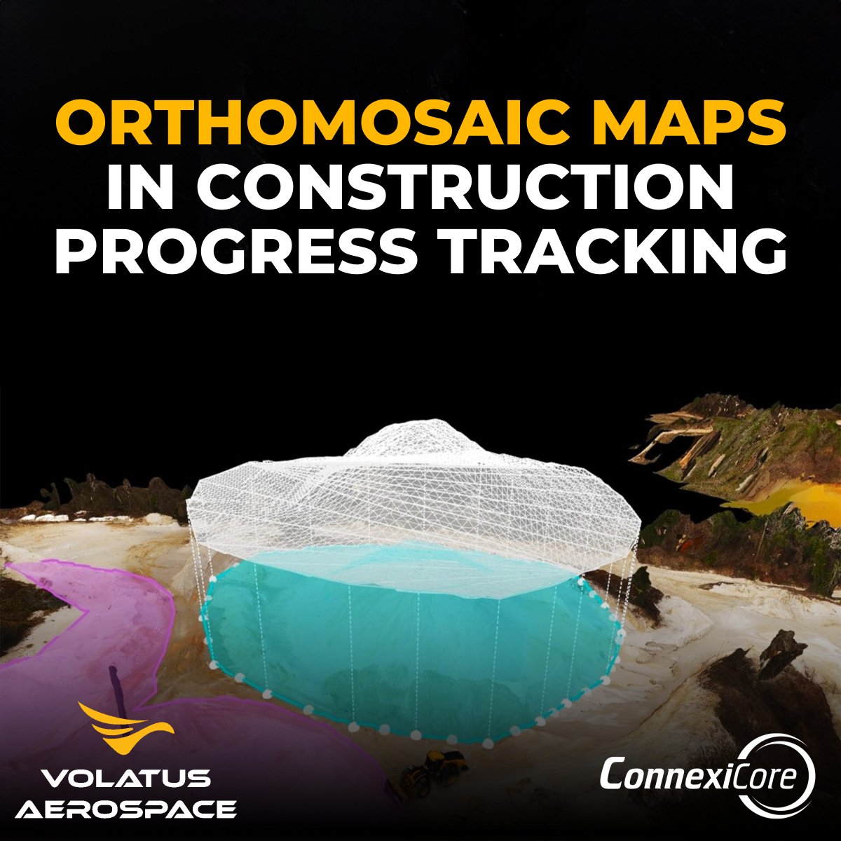 VolatusServices's tweet photo. Orthomosaic maps provide a level of accuracy &amp; detail essential for precise project planning, site analysis, &amp; progress tracking in construction. Read our latest blog post to learn how this process is reshaping the future of construction site monitoring.

https://t.co/wDLGhTgxkr https://t.co/ruyhm2WWtq