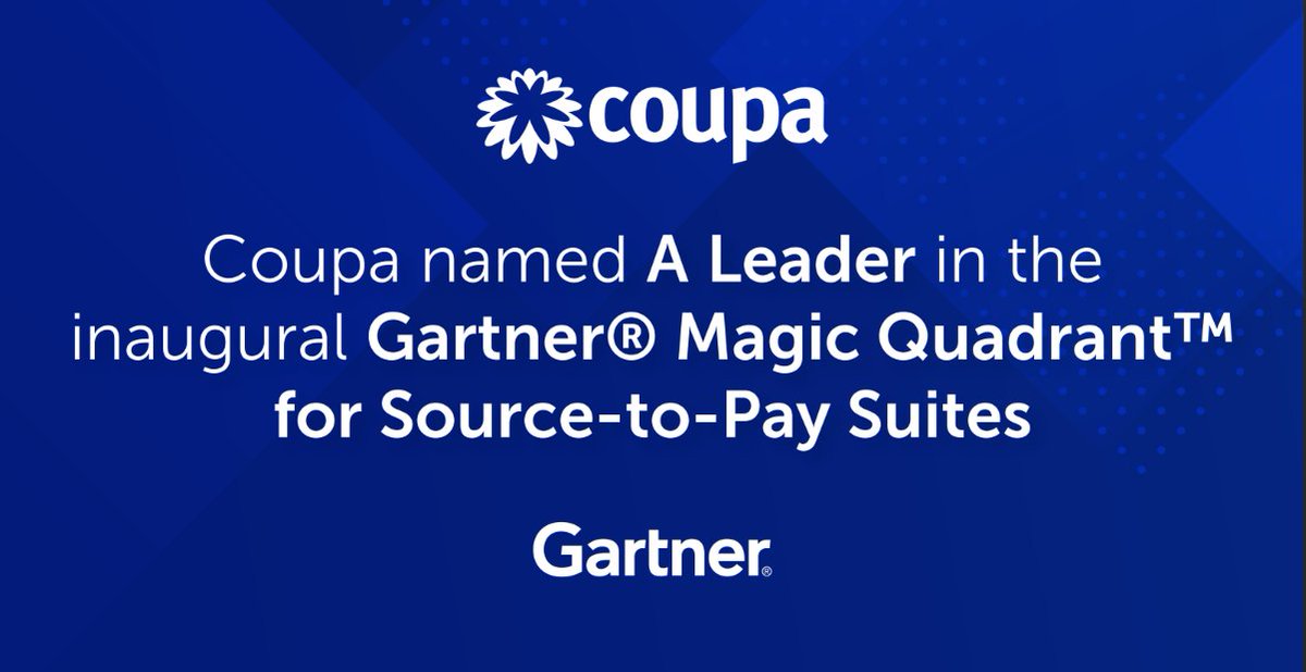 Word is out! 🚨In the first-ever source-to-pay (S2P) report from Gartner®, we are named a Leader for completeness of vision and ability to execute. bit.ly/3HGJnof