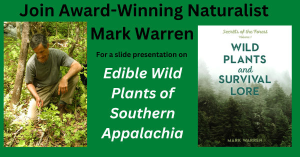 Free and open to the public. come and learn about "Wild Edible Plants of Southern Appalachia" on Feb 17 at the Alpharetta Public Library. facebook.com/events/7169004…