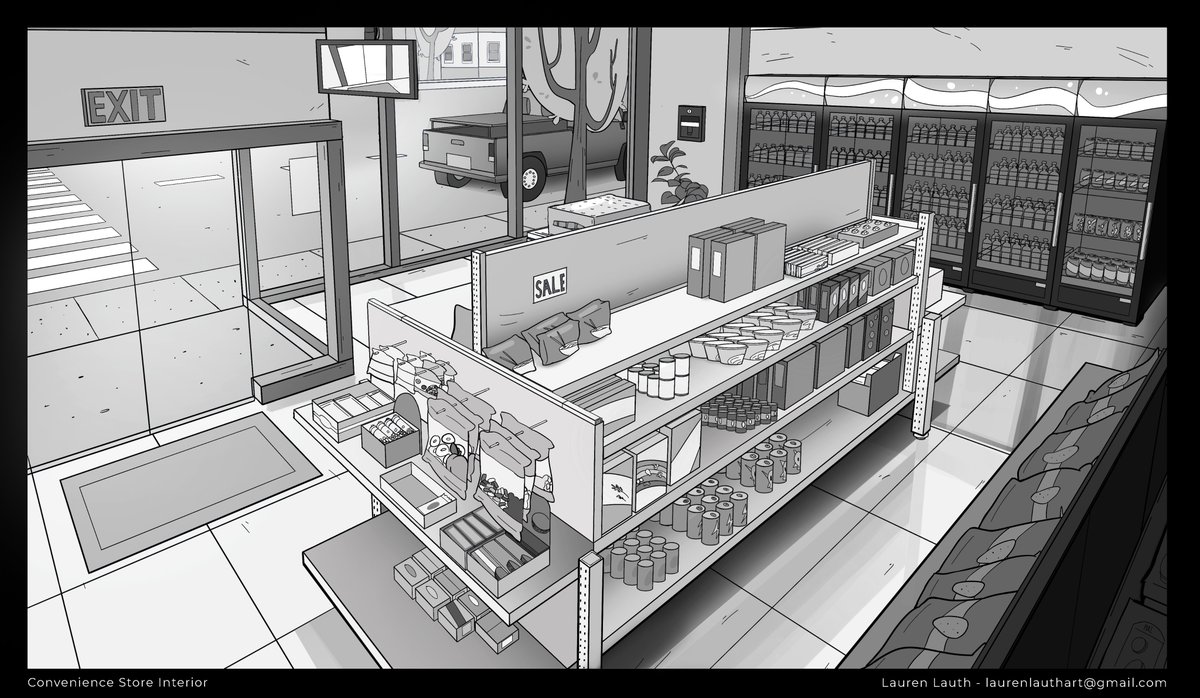 Some convenience store variations inspired by Carol and the End of the World 🚨