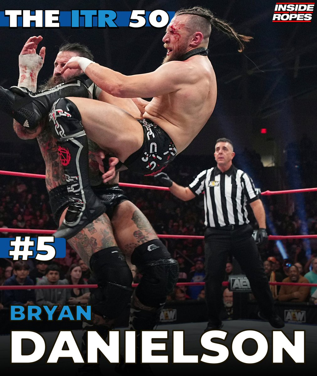 ITRWrestling_'s tweet photo. Coming in at #5 in the 2023 Men’s #ITR50 is...

Bryan Danielson (@bryandanielson / @AEW)

Check out the full 2023 Men’s ITR 50 exclusively in Inside The Ropes Magazine Issue 40.

AVALIABLE NOW: https://t.co/ZC1Veyi5GC https://t.co/ZrfxnhDSgL