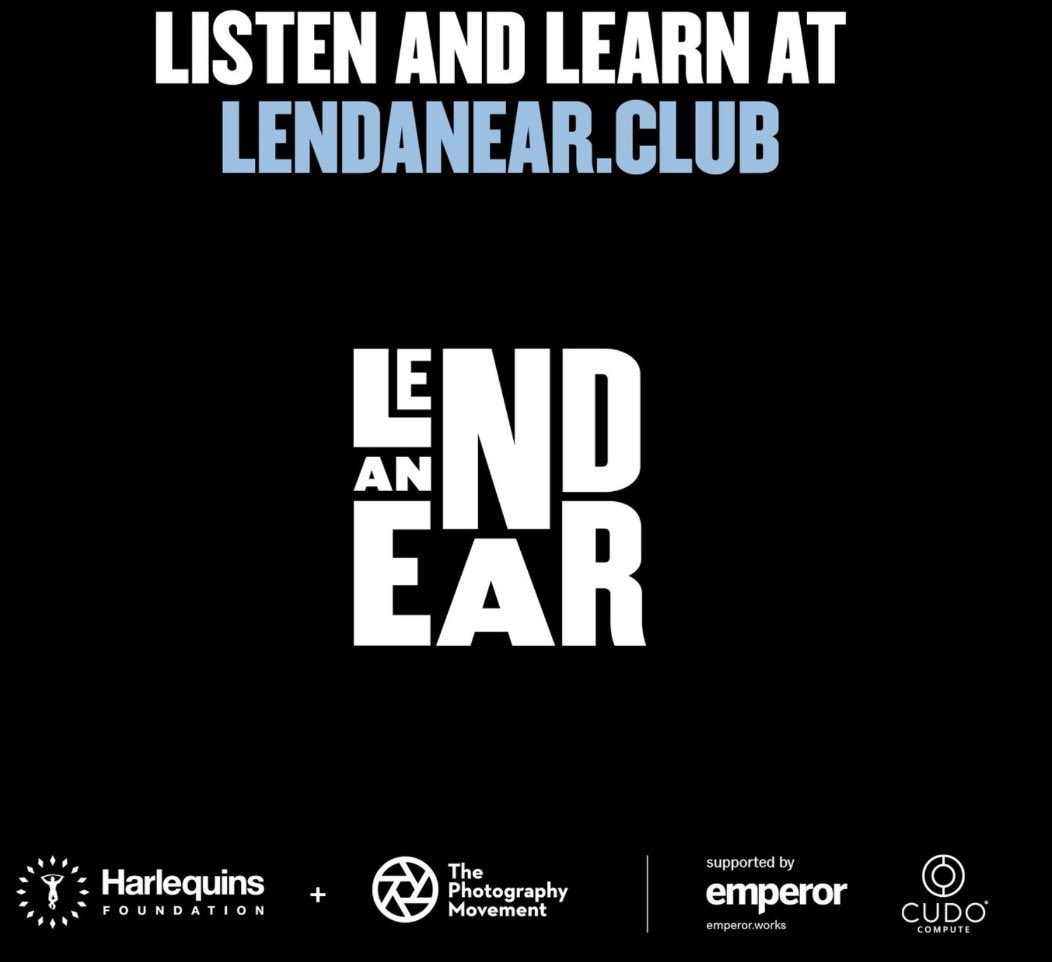 Today is Time To Talk Day 🗣️ Happening every year, it’s a day for friends, families, communities, and workplaces to come together to talk, listen and change lives 👏 The Lend An Ear campaign, in partnership with The Photography Movement, is a mental health campaign that