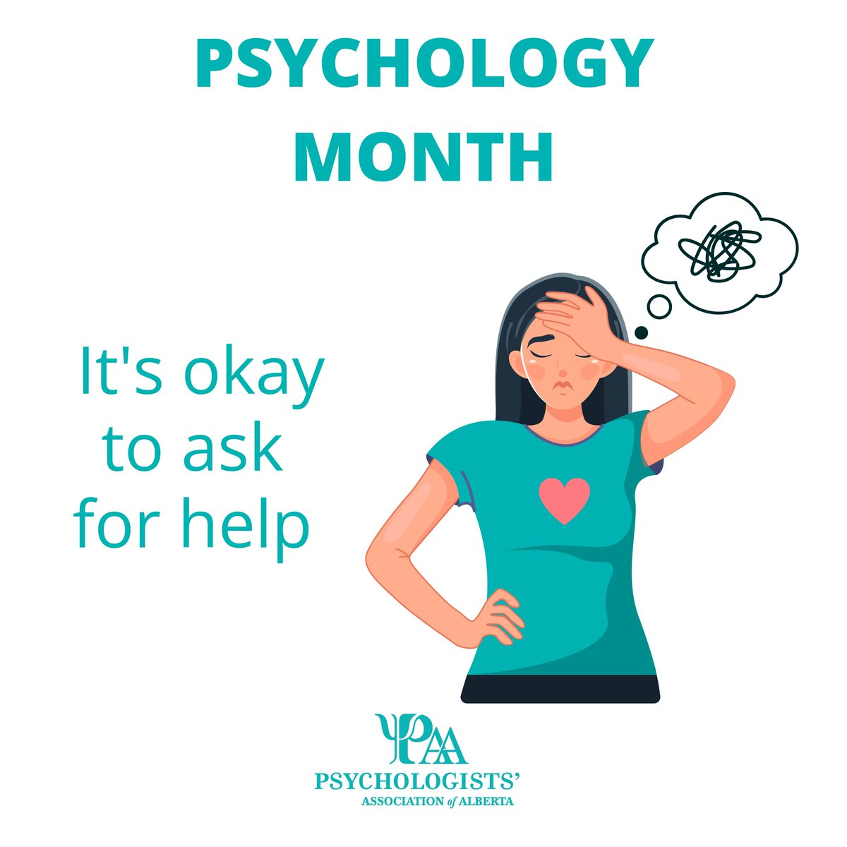 PAAlberta's tweet photo. Happy Psychology Month! Psychologists are supporting the mental health of Albertans year-round. Join us in celebrating how psychology makes our lives better!
#psychologymonth
#mentalhealth
#ValuePsych
#psychologycareer https://t.co/mP0vDJkCSZ