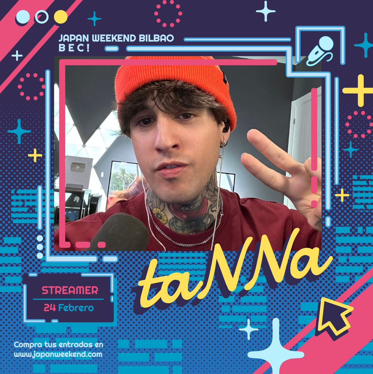 💥 𝐭𝐚𝐍𝐍𝐚 estará en #JapanWeekendBilbao! 

<a href="/Tanakahxx/">taNNa | 愛子</a> es un creador de contenido para 𝐆𝐞𝐧𝐬𝐡𝐢𝐧 𝐈𝐦𝐩𝐚𝐜𝐭 con cierta debilidad por los personajes 𝑎𝑛𝑒𝑚𝑜 y experto en fallar los 50/50 con Diluc. 🌀🔥

Conoce a taNNa en Japan Weekend de Bilbao el 𝟐𝟒 𝐝𝐞
