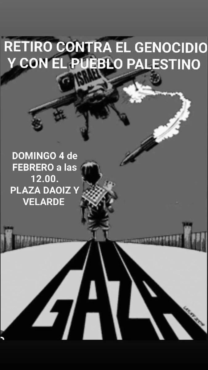 #RetiroconPalestina 

Mapa de localización de la Junta Municipal de #Retiro ,en la que el vecindario del madrileño  distrito de #Retiro saldremos a decir NO AL GENOCIDIO DEL PUEBLO DE #PALESTINA 
🔜Domingo 4-F 
⏲️12 h. 
➡️Plaza Daoíz y Velarde (Plaza <a href="/JMDretiro/">Distrito de Retiro</a>) 
#IsraelGenocide