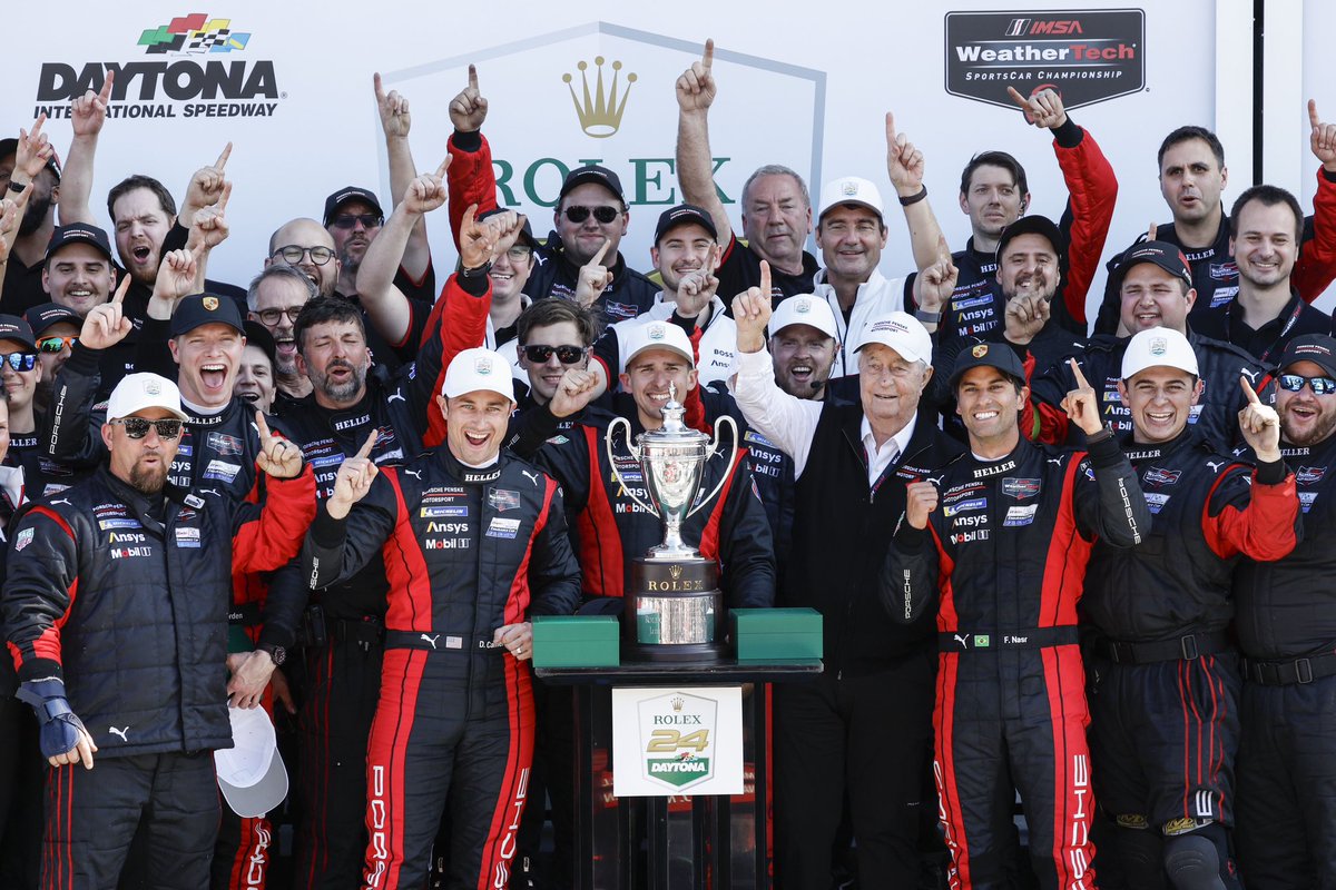 DAYTONA 24h Winners! Unforgettable day… thank you @PorscheRaces @Team_Penske 🏆 #RACEBORN