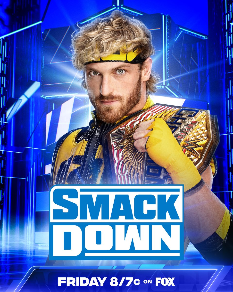 TOMORROW NIGHT on #SmackDown 

How will #USChampion @LoganPaul respond to the #RoyalRumble controversy?