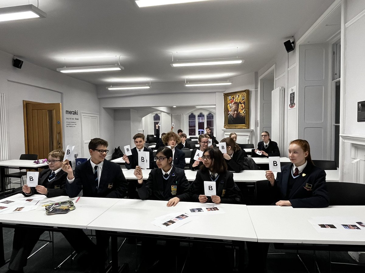 Third and Fourth Form pupils considered whether the importance of ‘truth’ retains currency in contemporary politics in tonight’s excellent Enrichment session with Dr Horler-Underwood.