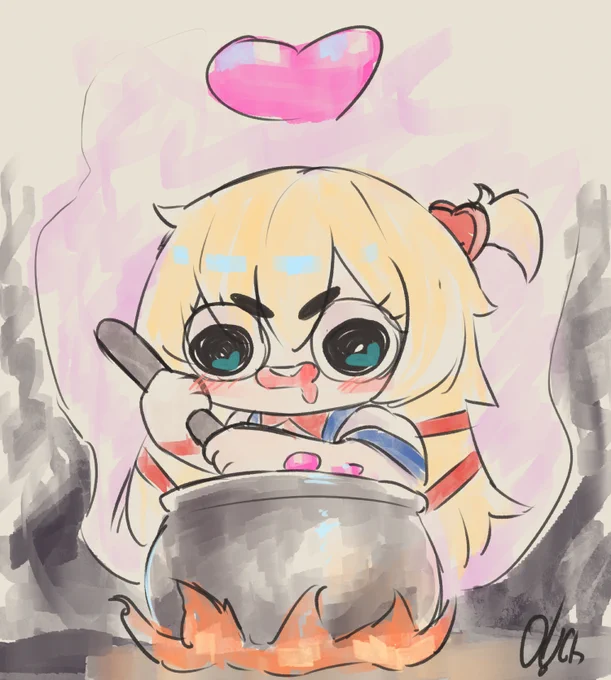 #はあとart #rkgk Day 32: It's February and you know what that means, HAACHAMA CHAMA Is Cookin somethin!!!! 