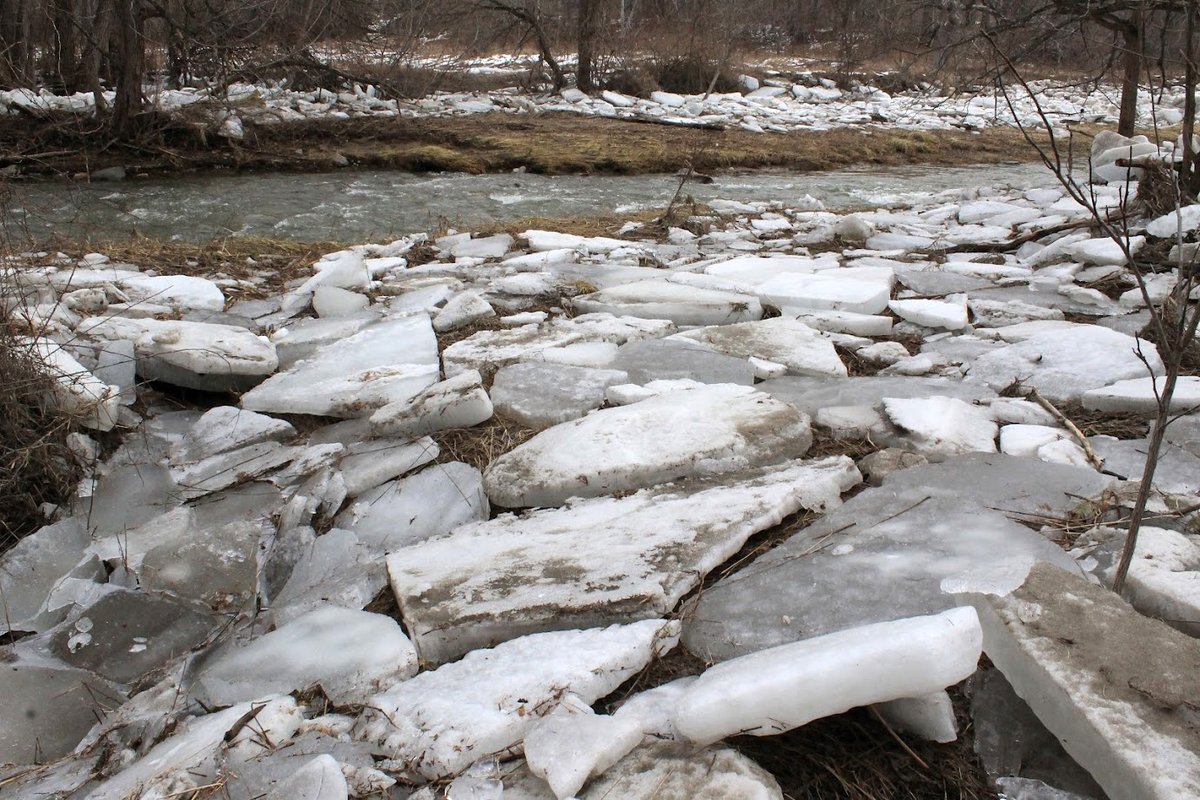 RNUP_NOW's tweet photo. Dramatic pictures of ice flow on Little Rouge River in the Rouge National Urban Park. Photos by Stan Moszczynski. #Scarboroughmirror #RougeNUP @RNUP_NOW @RougePark @Rouge_Valley_CC #ScarbTO #RNUP #Hiking https://t.co/QX1uqD7SBQ