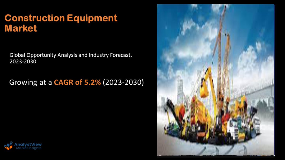analystviewmark's tweet photo. Construction Equipment Market

𝐆𝐫𝐚𝐛 𝐅𝐫𝐞𝐞 𝐒𝐚𝐦𝐩𝐥𝐞 𝐏𝐃𝐅 𝐑𝐞𝐩𝐨𝐫𝐭 @ https://t.co/F8IwXUXeKe

#ConstructionEquipment https://t.co/1HL1zEcxnz