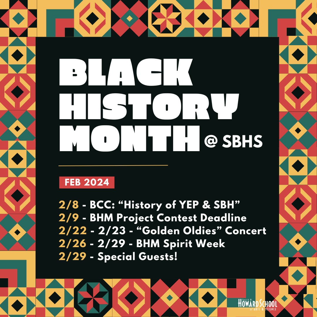 HAPPY BLACK HISTORY MONTH! ❤️🖤💚 This is one of our favorite times of year when we celebrate the achievements of African Americans. There will be several activities taking place this month at SBH. We hope you participate and enjoy! #SallieBHoward #blackhistorymonth