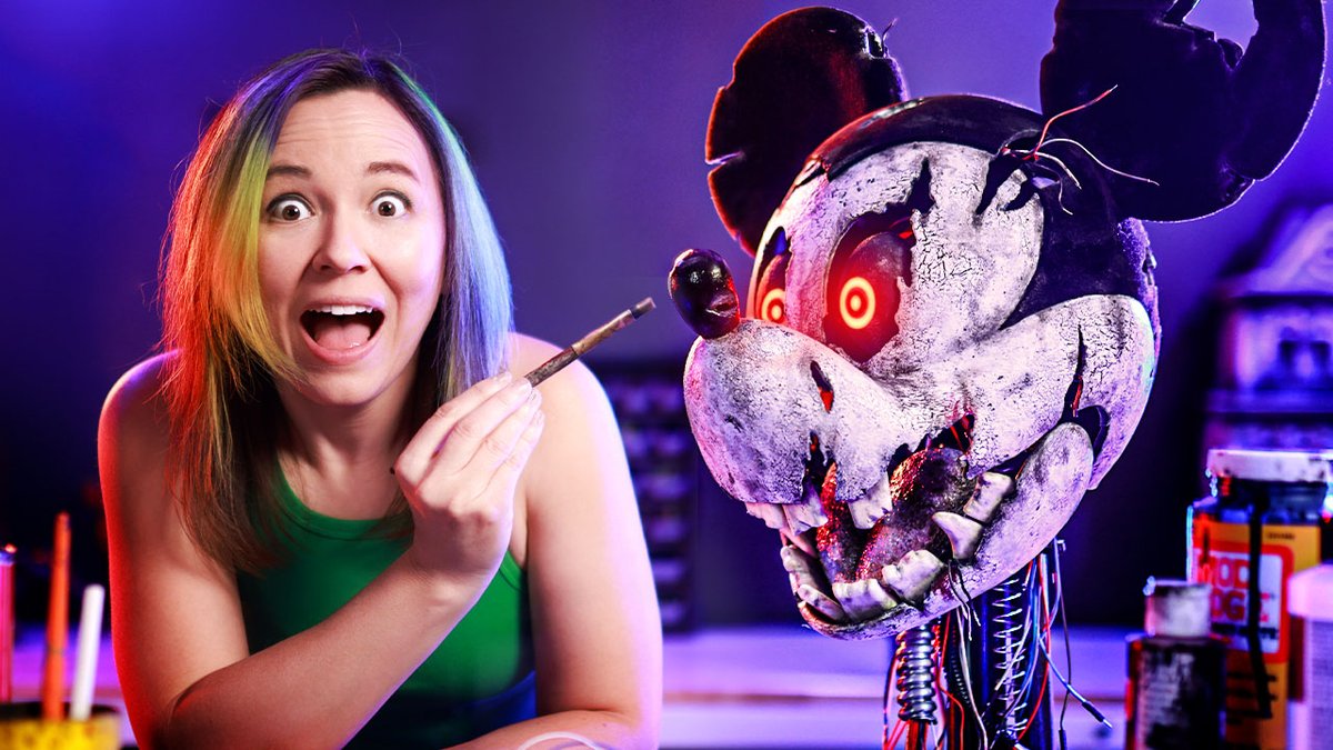 wickedmakers's tweet image. We made a Nightmare MICKEY animatronic!