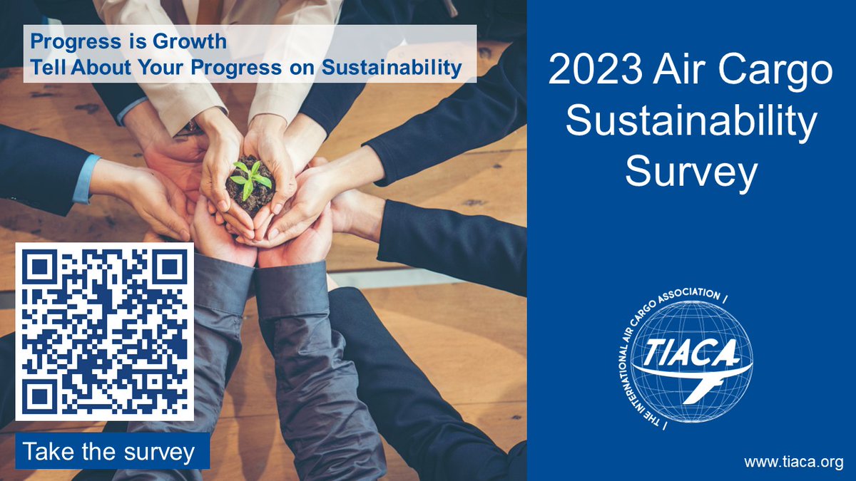 Not much time left - do your part, answer the #2023AirCargoSustainabilitySurvey. The survey closes February 4th. Take the survey 👉bit.ly/3F82DLB #aircargo #airfreight #logistics #supplychain