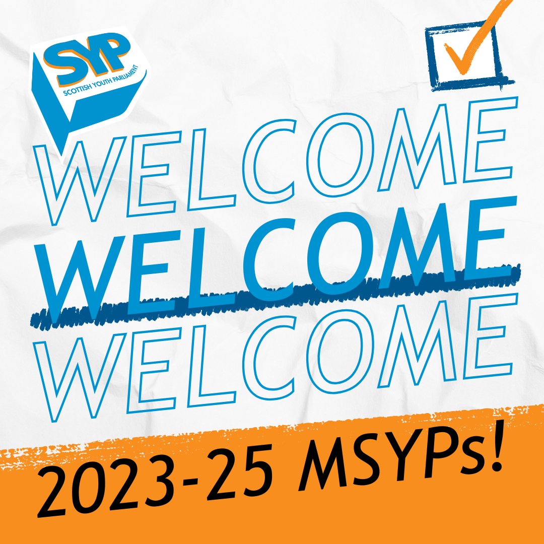 🗣️ Our 2023-25 Membership officially begins today! 📣 MSYPs will start their induction process before beginning their work to create the change they want to see in Scotland 👏 Well done to our newly elected Members and thank you to every young person who stood in our elections!