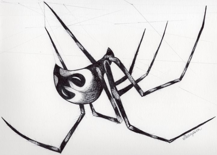 stephananny79's tweet photo. Art of the Day: "Spider". Buy at: https://t.co/4KSnYsrSf0 https://t.co/l0xj4U7wWZ