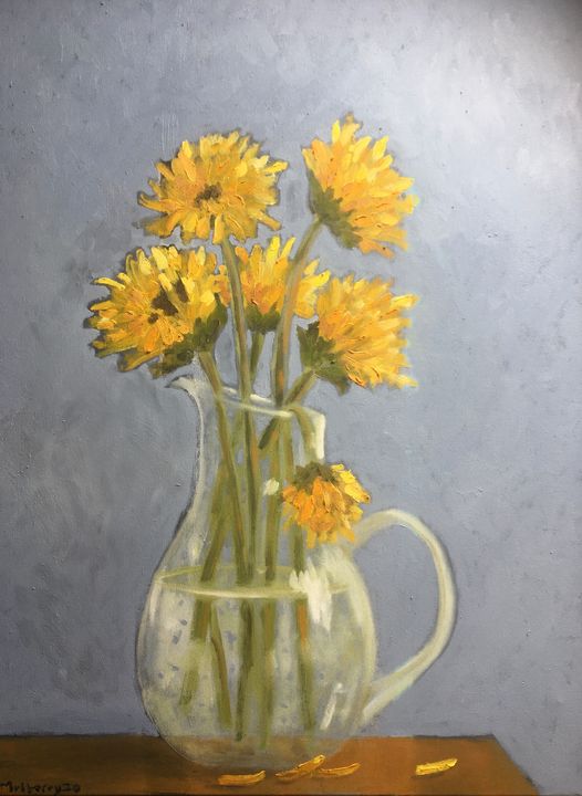 Art of the Day: "Sunflowers". Buy at: ArtPal.com/johnmulberry?i…