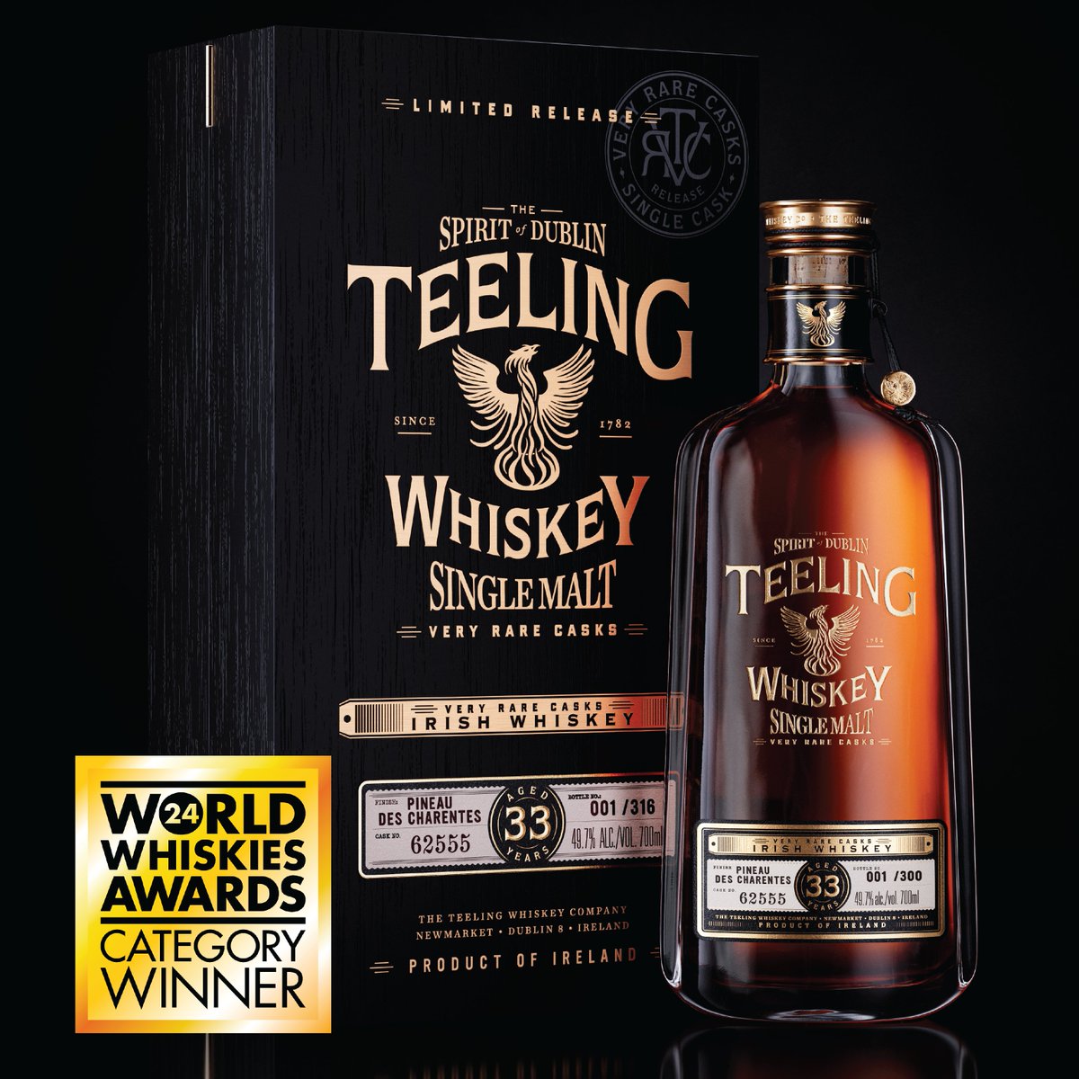 Back with a Bang for 2024! Teeling Whiskey continues to produce the World’s Best Irish Whiskeys bringing home not one, not two but THREE top awards at the World Whiskey Awards 2024!

Read more on the Very Rare Casks: teelingdistillery.com/teeling-whiske…

#TeelingWhiskey #WorldWhiskeyAwards