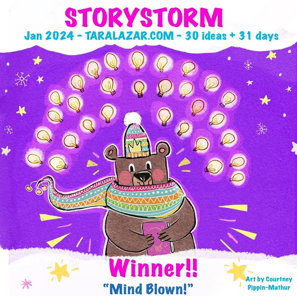 I had so much fun participating in #storystorm 2024, and I have 30 new story ideas! 💜✨💜✨