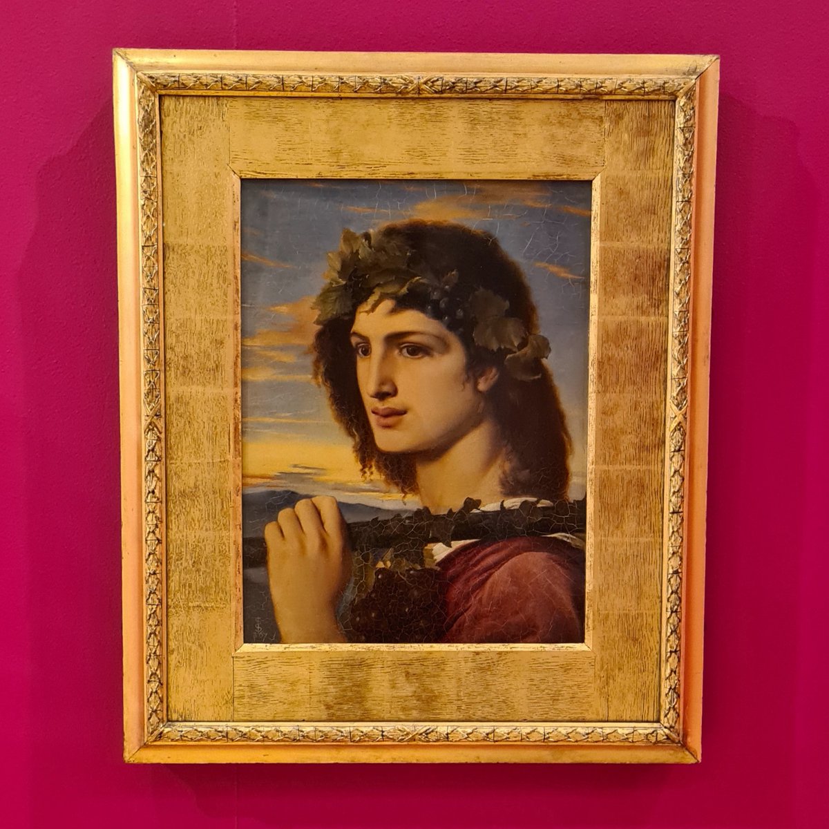 The start of #LGBTHM seems a good time to share Bacchus by Simeon Solomon, looking glorious in the soon to open #VictorianRadicals exhibition @BM_AG. Solomon's life was ruined as a result of society's criminalising & stigmatising of homosexuality. He died in a workhouse 1905. 😭