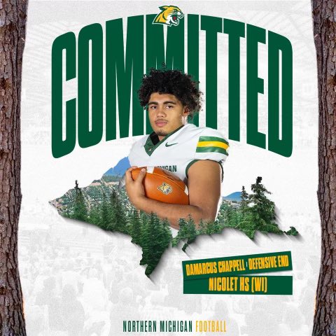 damarcus chappell (@dama1cus) on Twitter photo Thanks to everyone who been on this journey with me. Im forever grateful for each one of you. Commited🟢⚪️ <a href="/NMU_Football/">NMU Football</a> Thanks to everyone who been on this journey with me. Im forever grateful for each one of you. Commited🟢⚪️ <a href="/NMU_Football/">NMU Football</a>