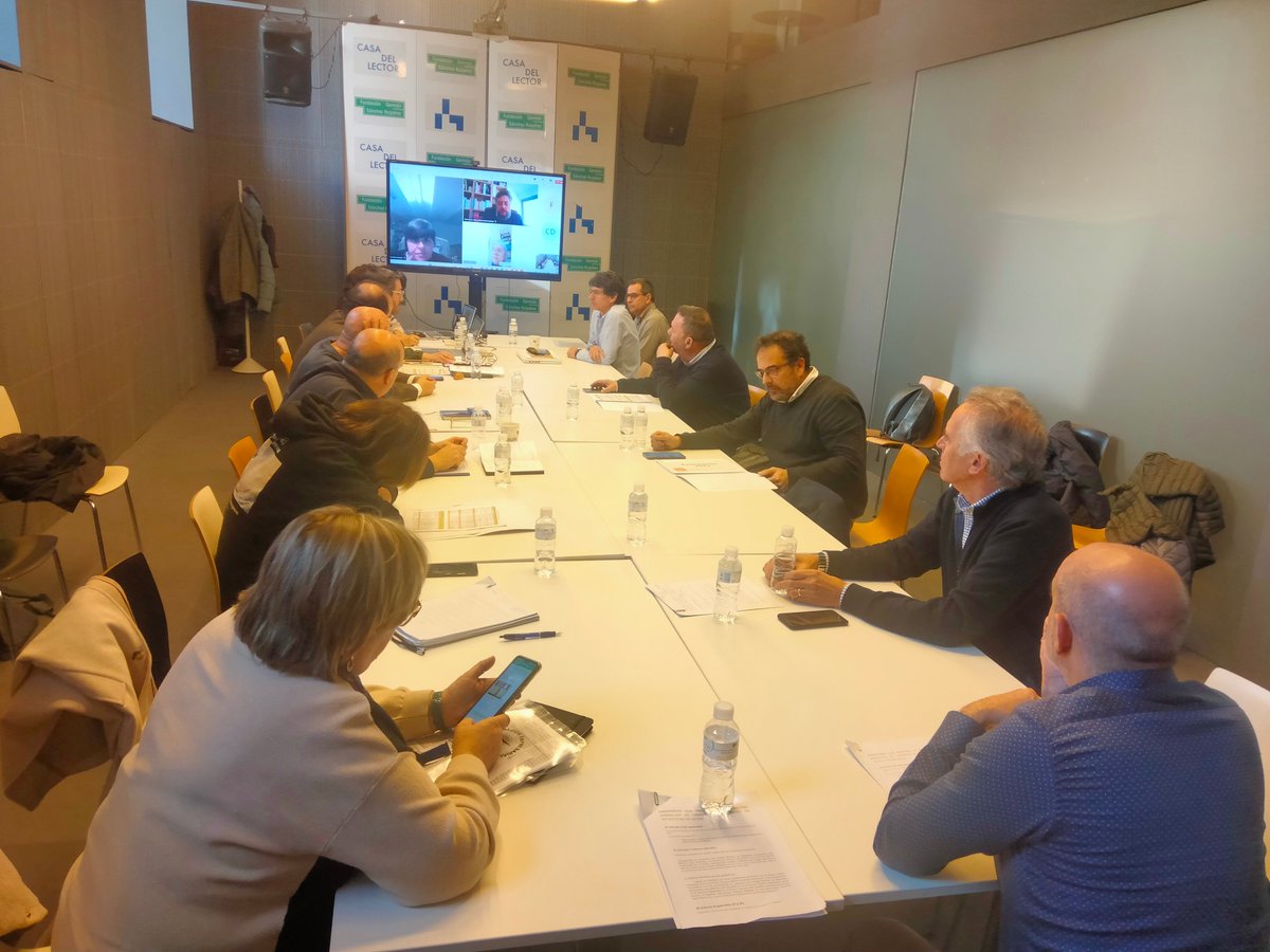 El presidente y varios representantes de la Junta Directiva de FAL , han asistido esta mañana a la Asamblea General de Cegal  que ha tenido lugar en la Casa del Lector en Matadero ( Madrid).