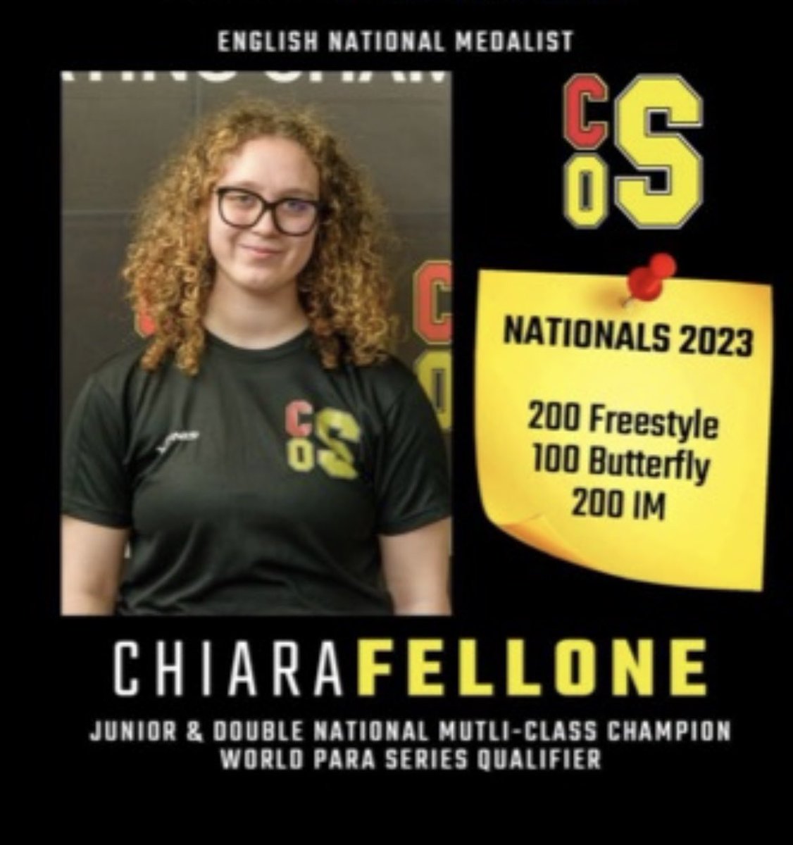 CoSalfordSwim's tweet photo. Good luck Chiara swimming at the Citi Para Swimming World Series In Aberdeen ๐
@arenaUK_
#salfordcommunityleisure
#teamarenauk #arenaswimuk https://t.co/lvXUVFWzgp