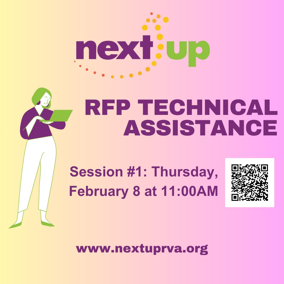 Need help with our RFP application? 

We are hosting a TA Session on 2/8 at 11AM to walk  through the application and answer any general questions! 

Register here: us02web.zoom.us/meeting/regist…