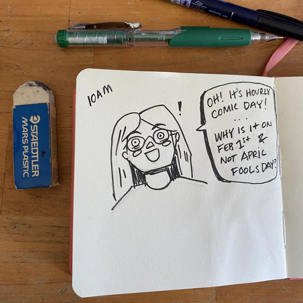 A tribute to the trap I fall into every year.
#hourlycomicday2024 #hourlycomicday